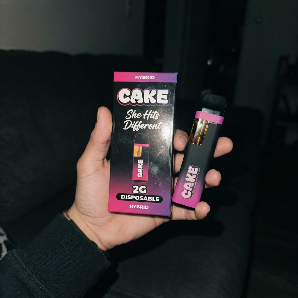 OG CAKE She Hits Different vape — angle 1